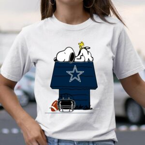 Dallas Cowboys NFL Football Snoopy Woodstock The Peanuts T Shirt