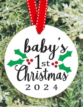 babys 1st christmas free svg file 350x450