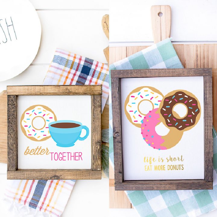 printable donut art 720x722